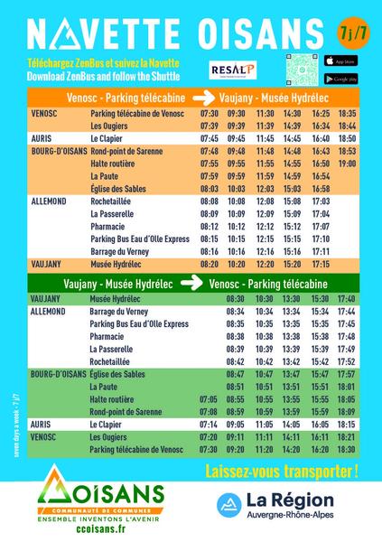 Navette Oisans_Le Bourg-d'Oisans