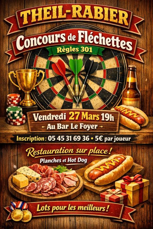 Concours de fléchettes
