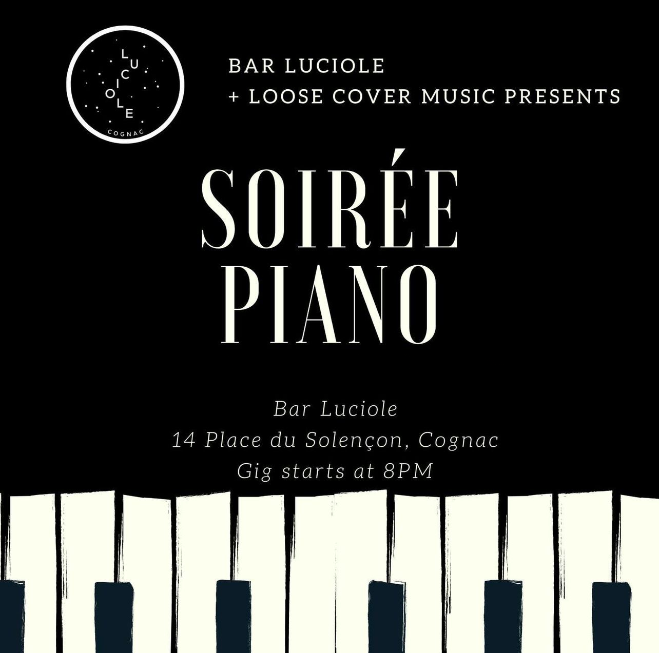 Soirée piano au bar Luciole