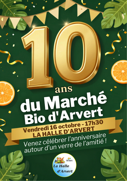 Les 10 ans du Marché Bio d'Arvert