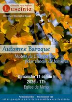 Automne baroque à Mens, l'affiche