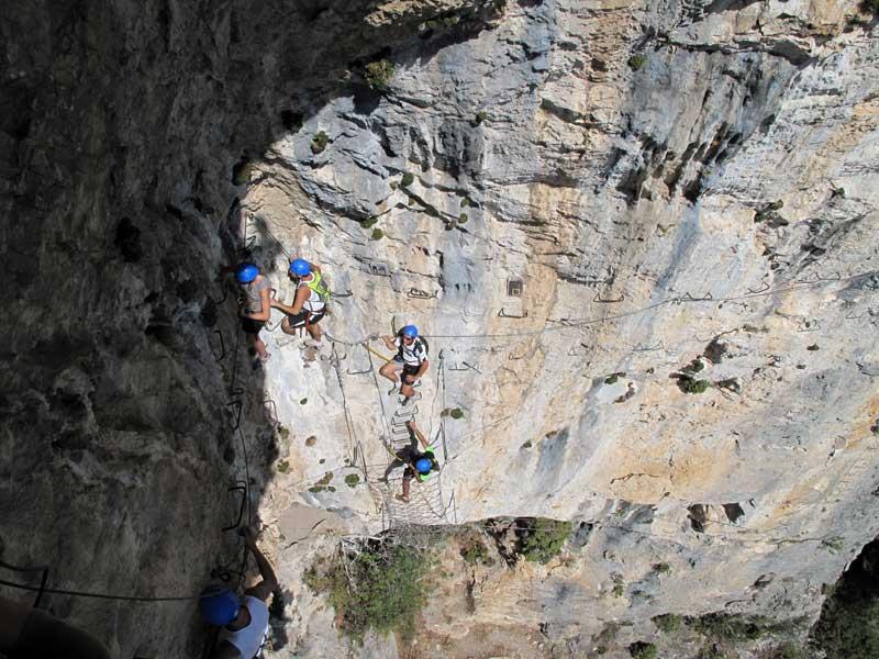 Via ferrata sur les Alpes Maritimes