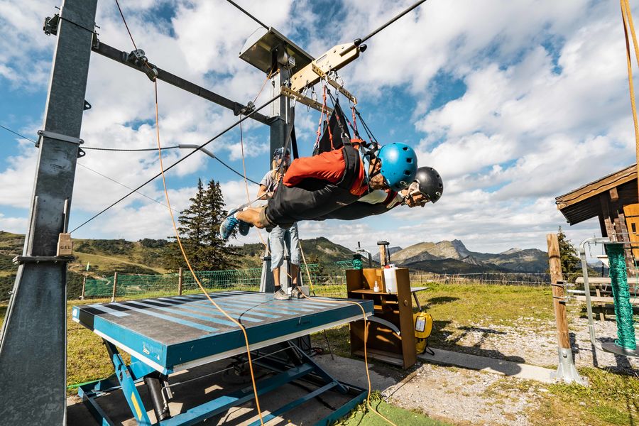 Sensation en duo à Châtel