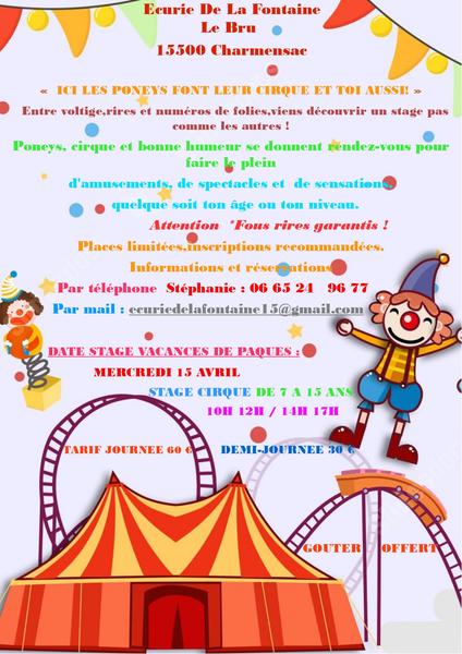 Stages Poney à l'Ecurie de la Fontaine