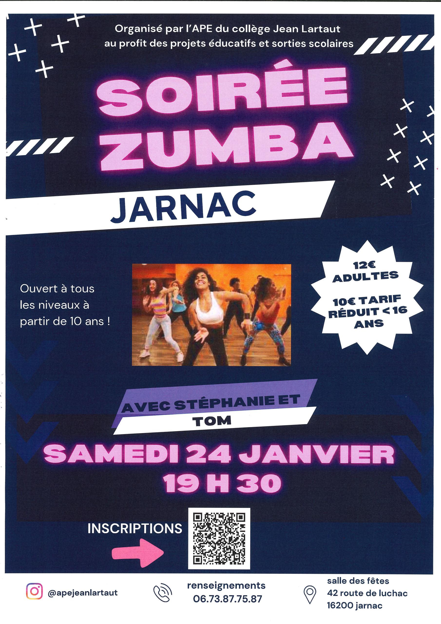 Soirée Zumba | Jarnac