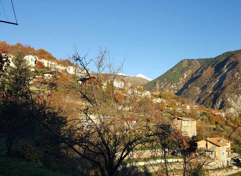Gîte du Colombier-Vue montagnes-Belvédère-Gîtes de France des Alpes-Maritimes