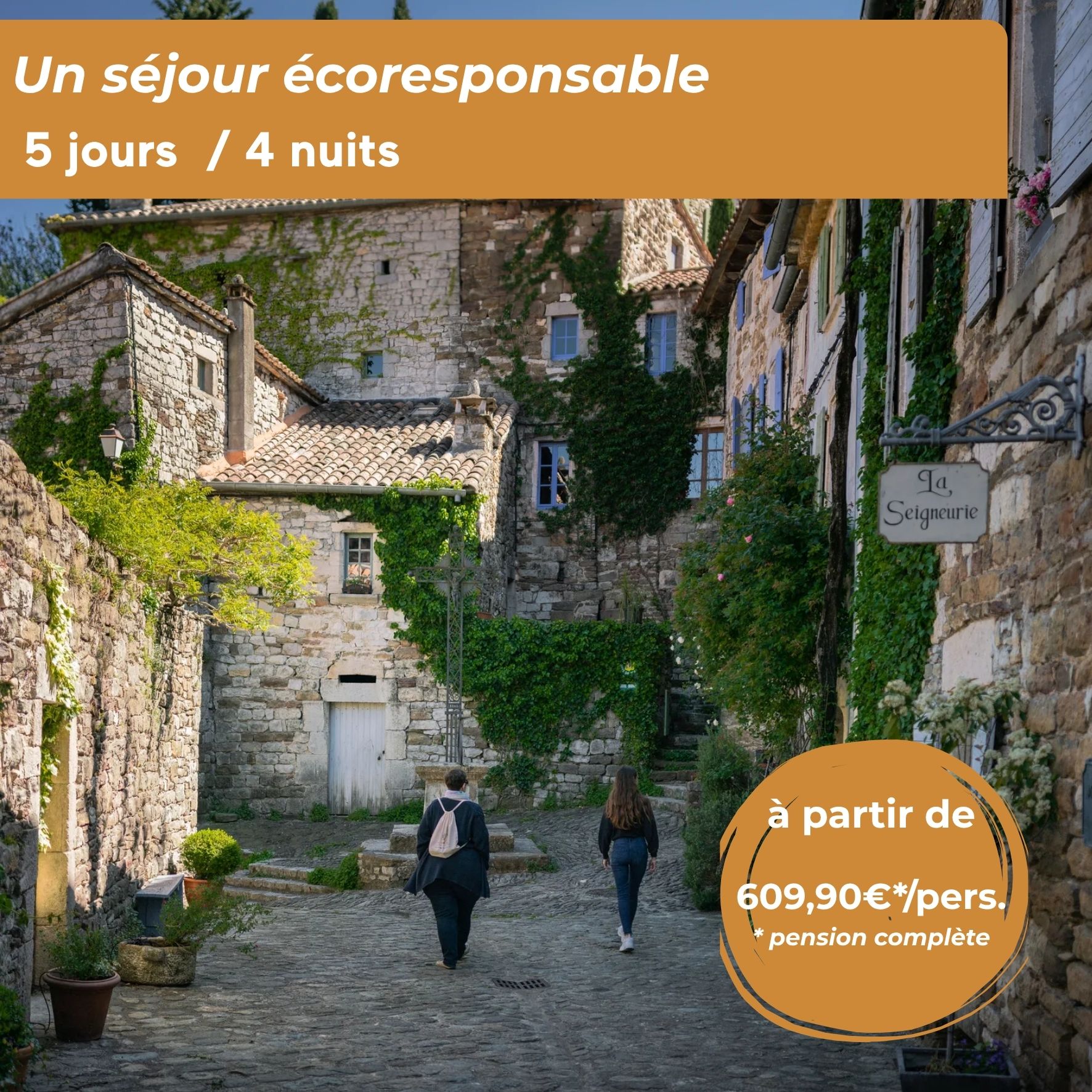 Zéro voiture, 100% déconnexion en Cévennes d'Ardèche