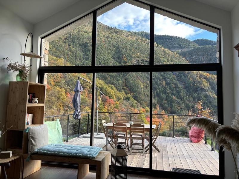 Maison Gaia - Vue de la Pièce de vie - Valdeblore - Gîtes de France Alpes Maritimes