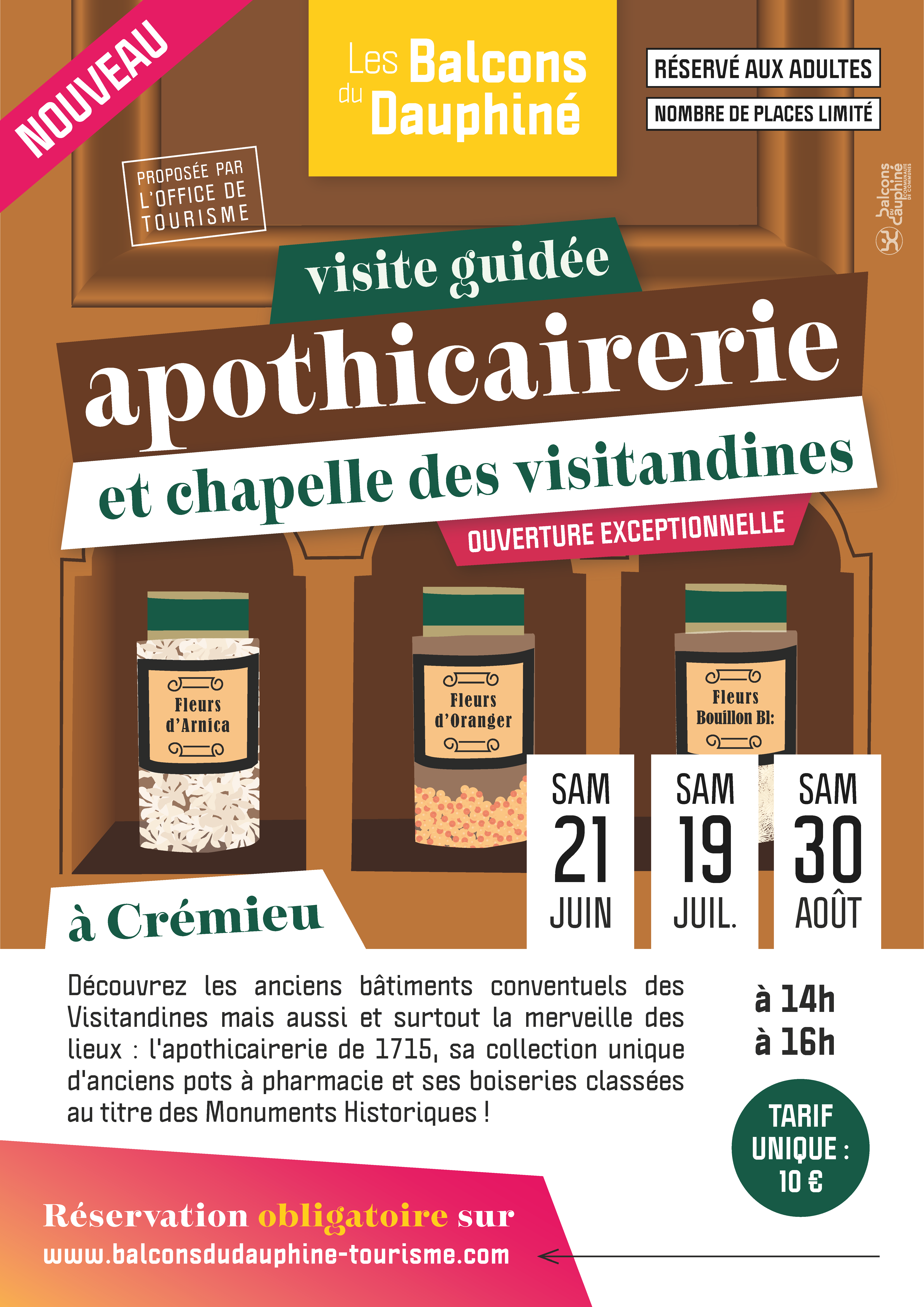 Prier et guérir : visite guidée de l'apothicairerie et de la chapelle des Visit…