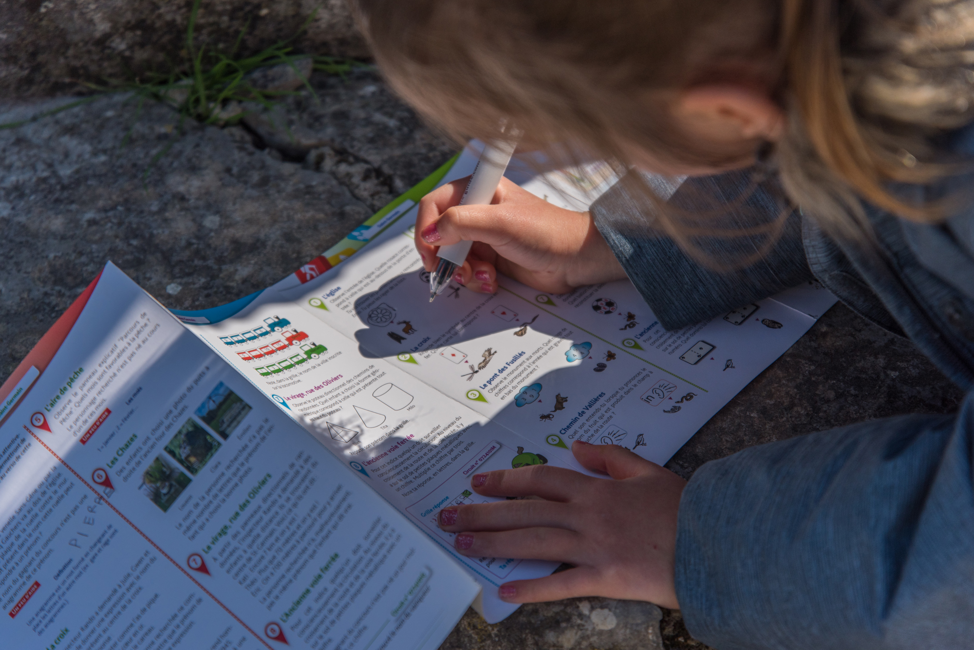 Randoland chasse au trésor jeu de piste St Germain Sud Ardèche que faire avec les enfants en vacances bergetcoiron