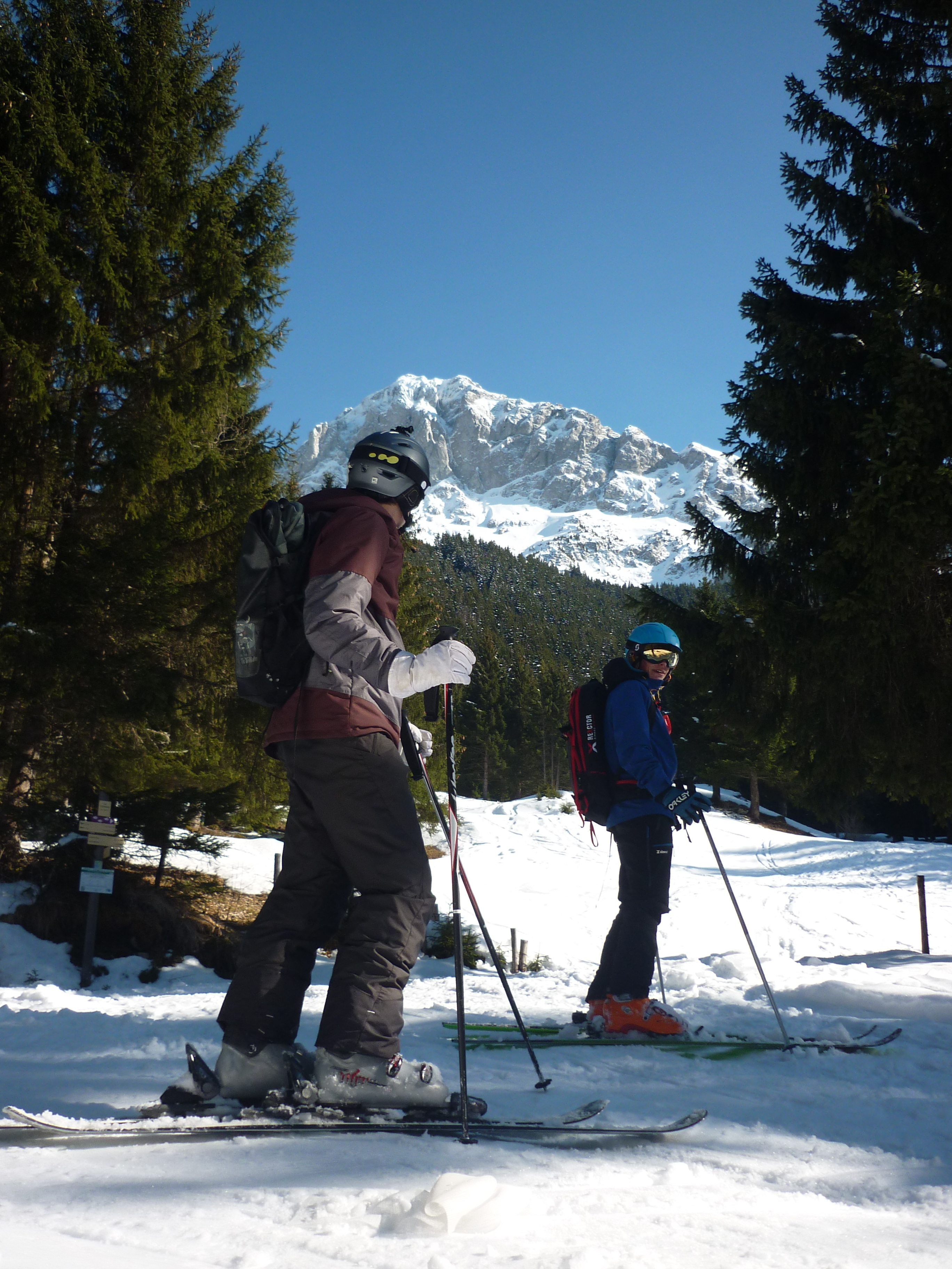 Skieurs en hors piste