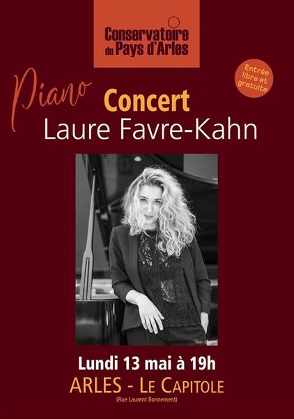 Concert de Piano de Laure Favre-Kahn