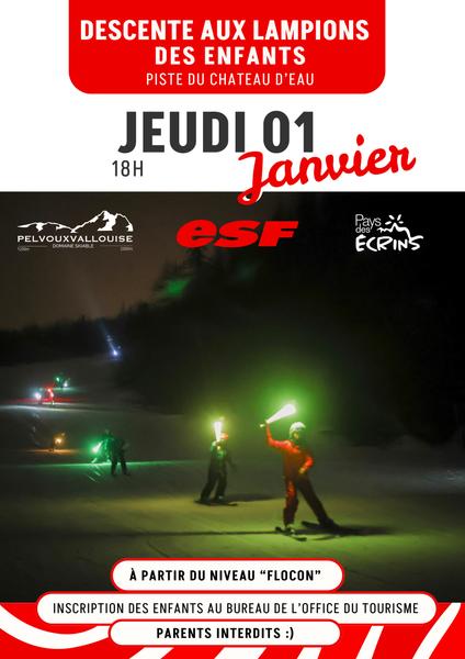 Descente aux lampions des enfants_Vallouise-Pelvoux