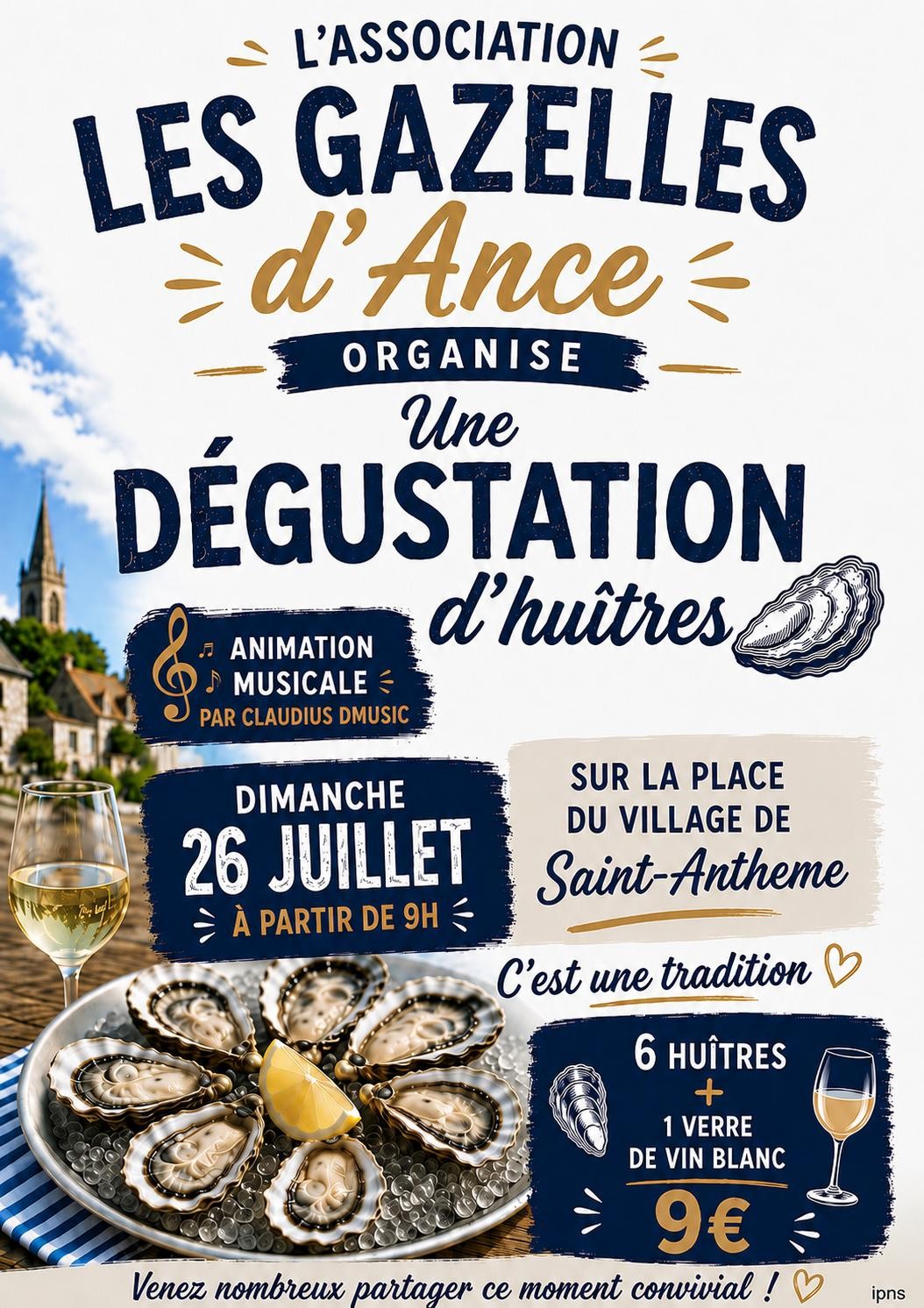 Dégustation d&rsquo;huîtres