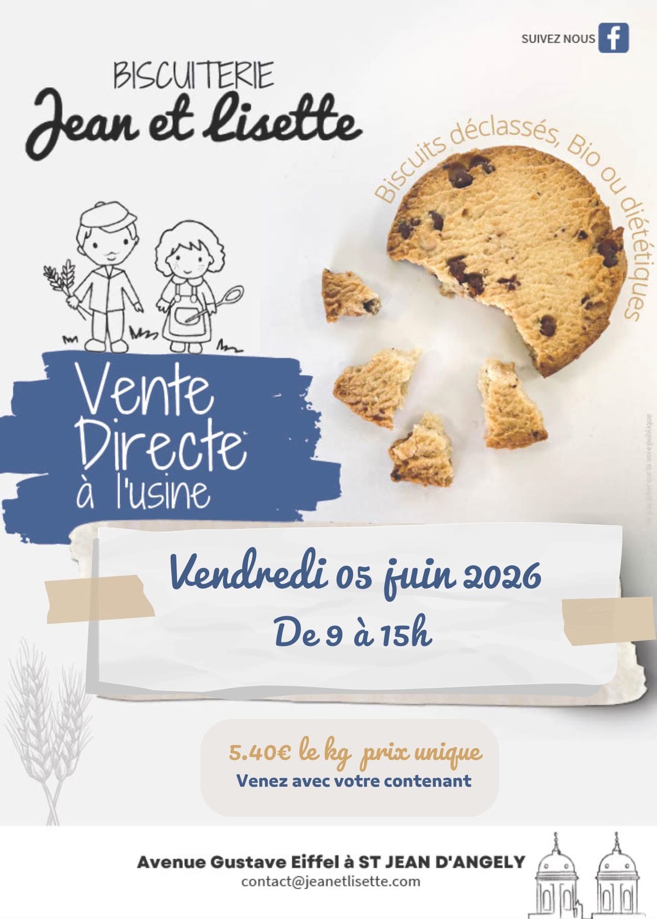 Vente directe à l'usine