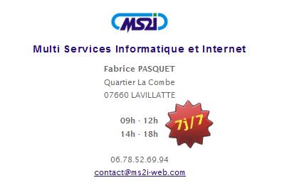 Assistance informatique MS2I