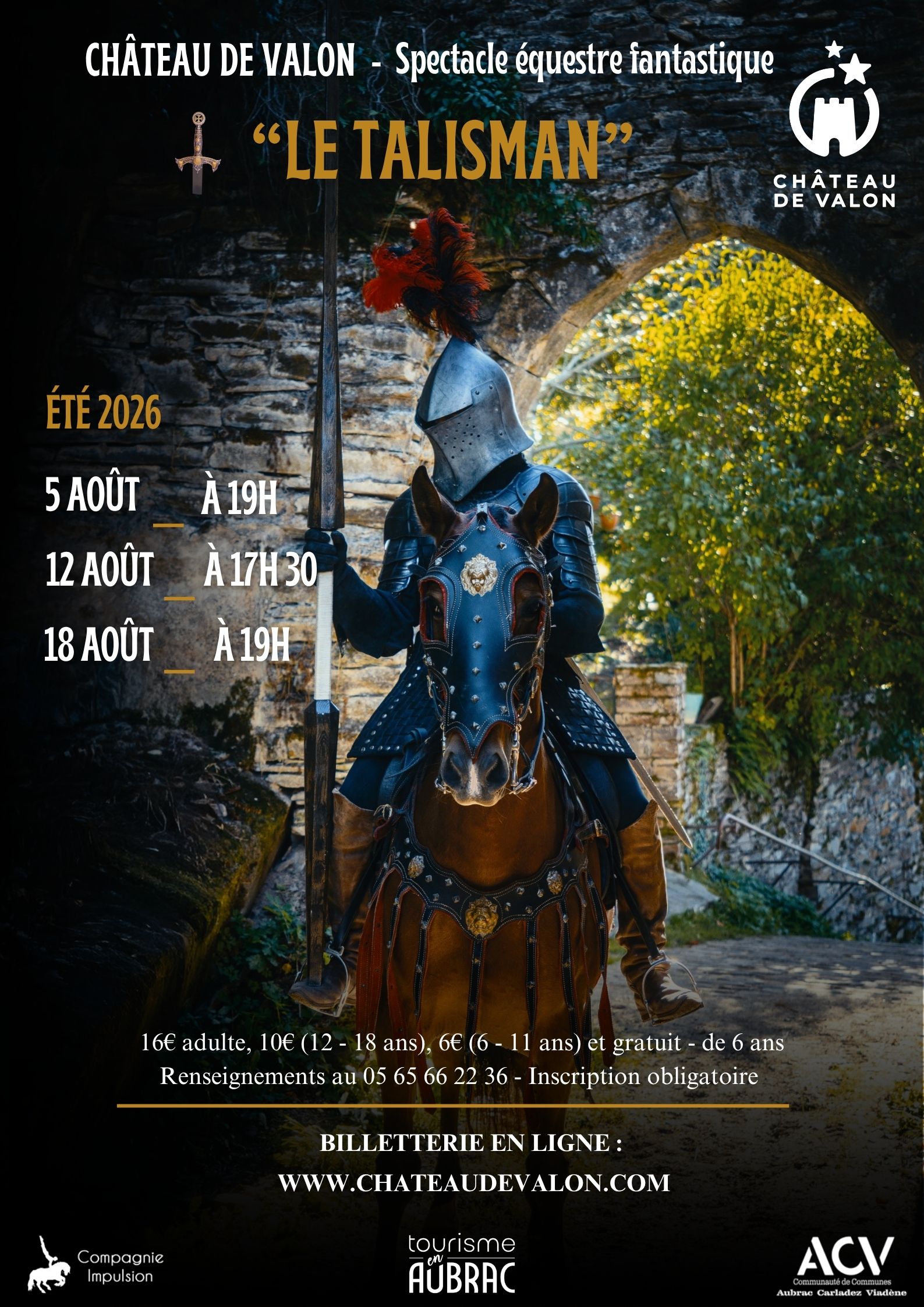 Spectacle équestre fantastique