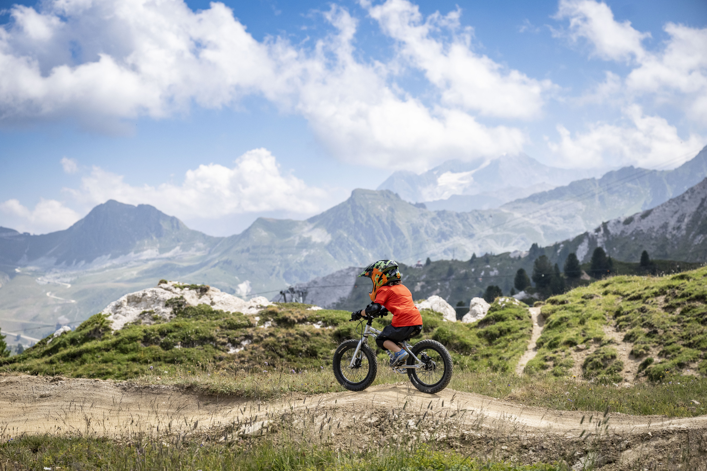 Descente sur le Bike Park