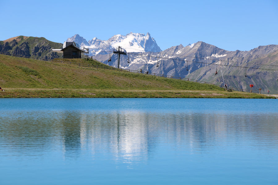 Télésiège et Lac de la Vieille