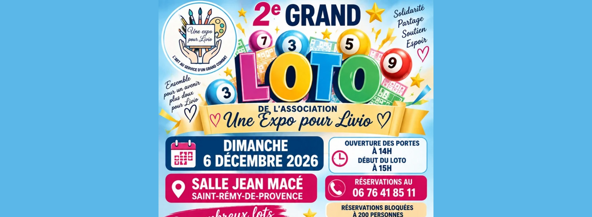 2ème Grand Loto à Saint-Rémy-de-Provence