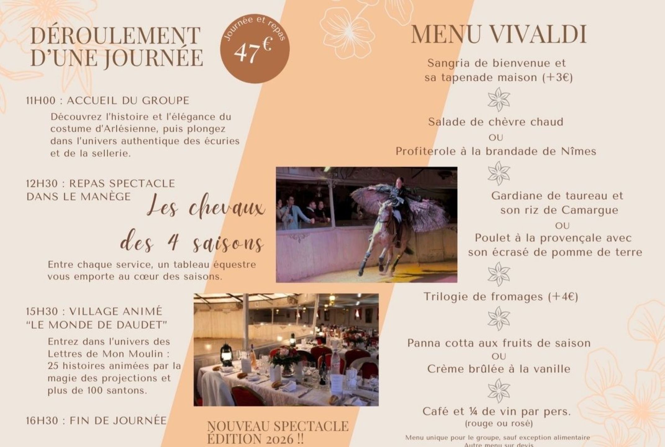 Spectacle 2026 du Cabaret Équestre des Mylords/"Les 4 Saisons des Chevaux"/