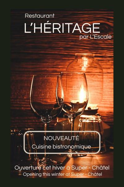 Restaurant l'Héritage par L'Escale_Châtel