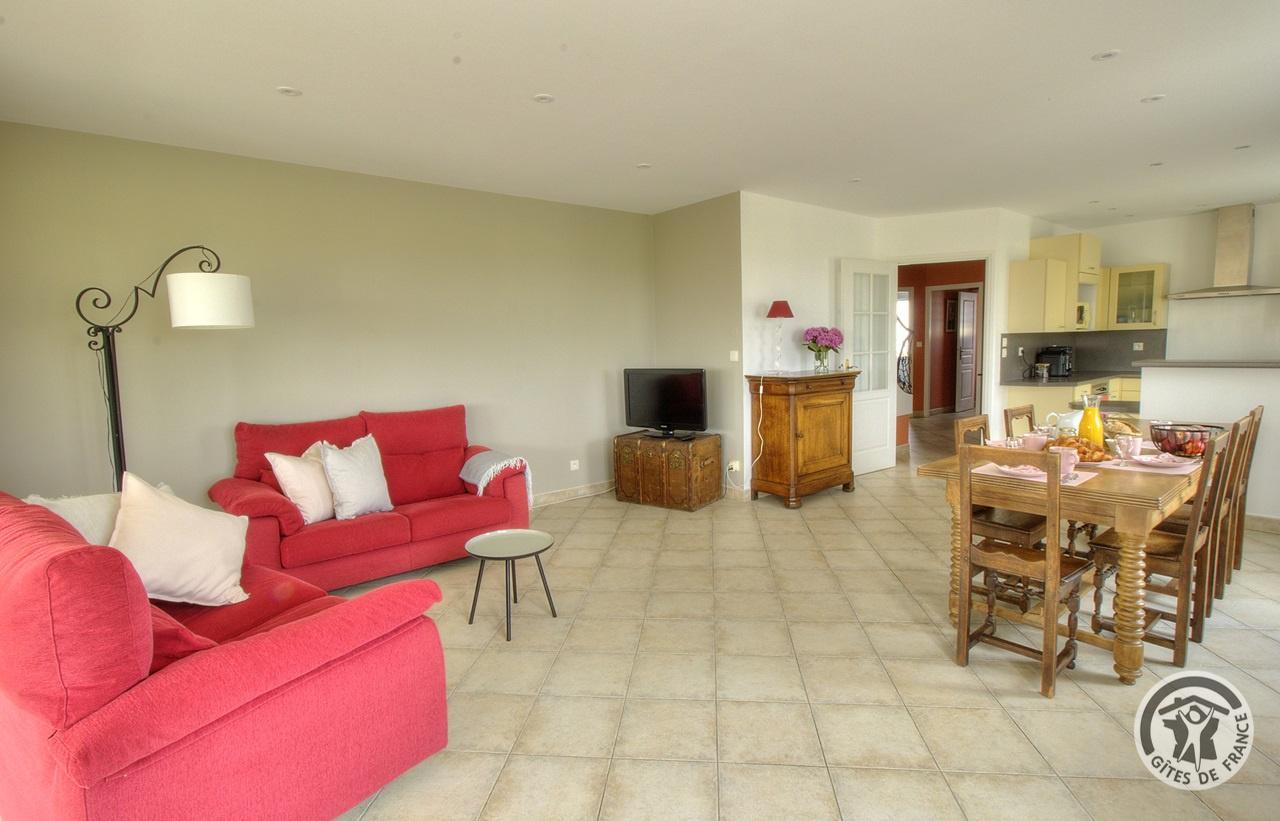 Gîte - 5 personnes avec terrasse
