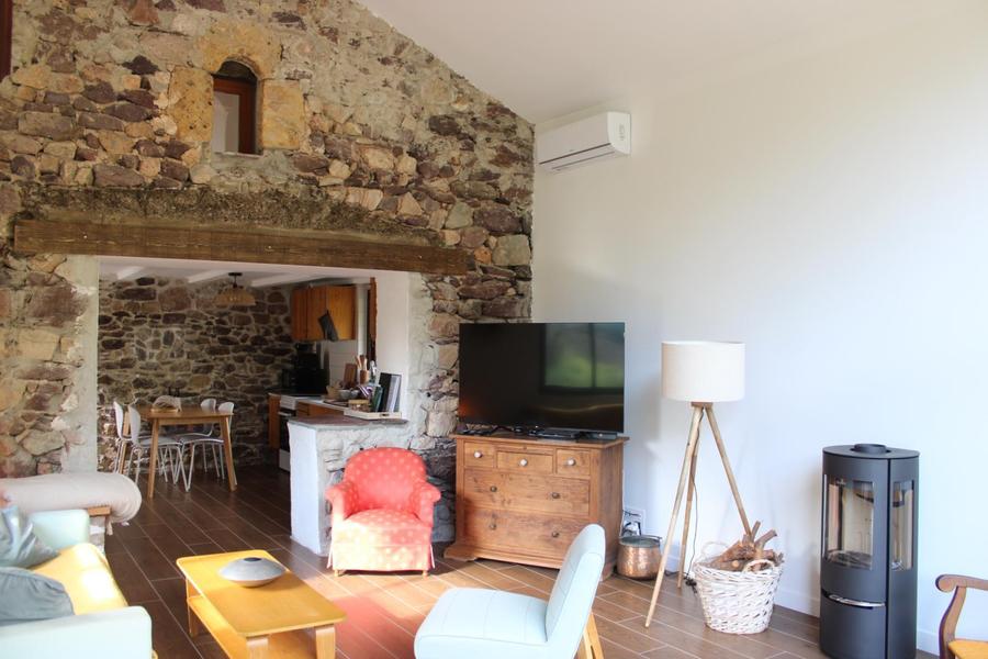 Maison Gaia - Salon - Valdeblore - Gîtes de France Alpes Maritimes