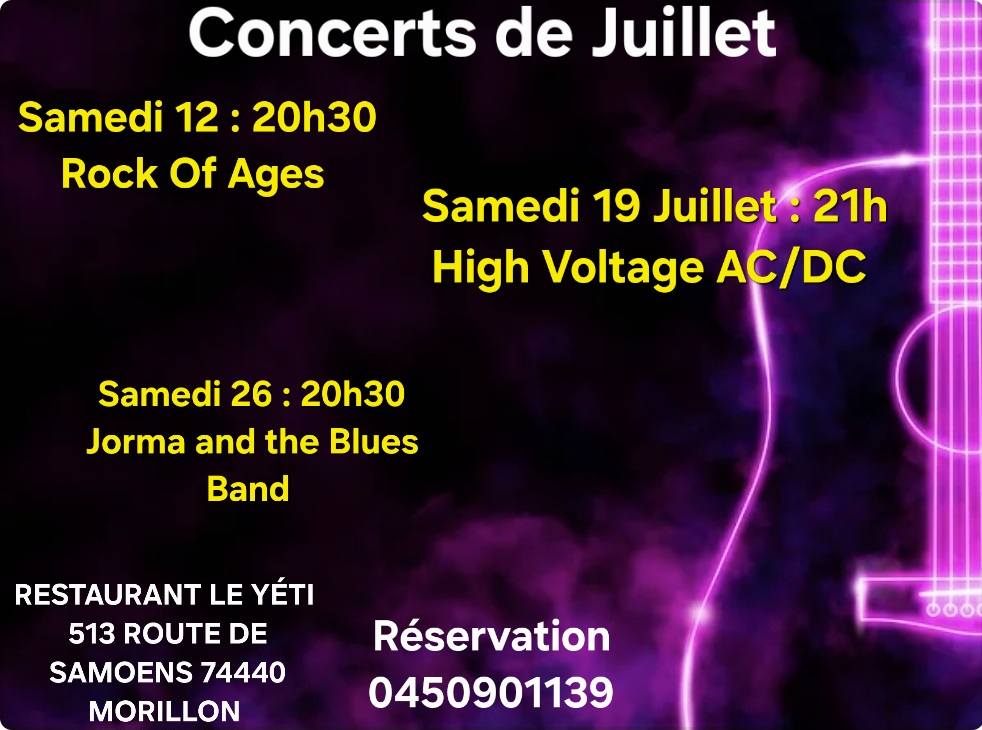 Concert High Voltage AC/DC au Yéti