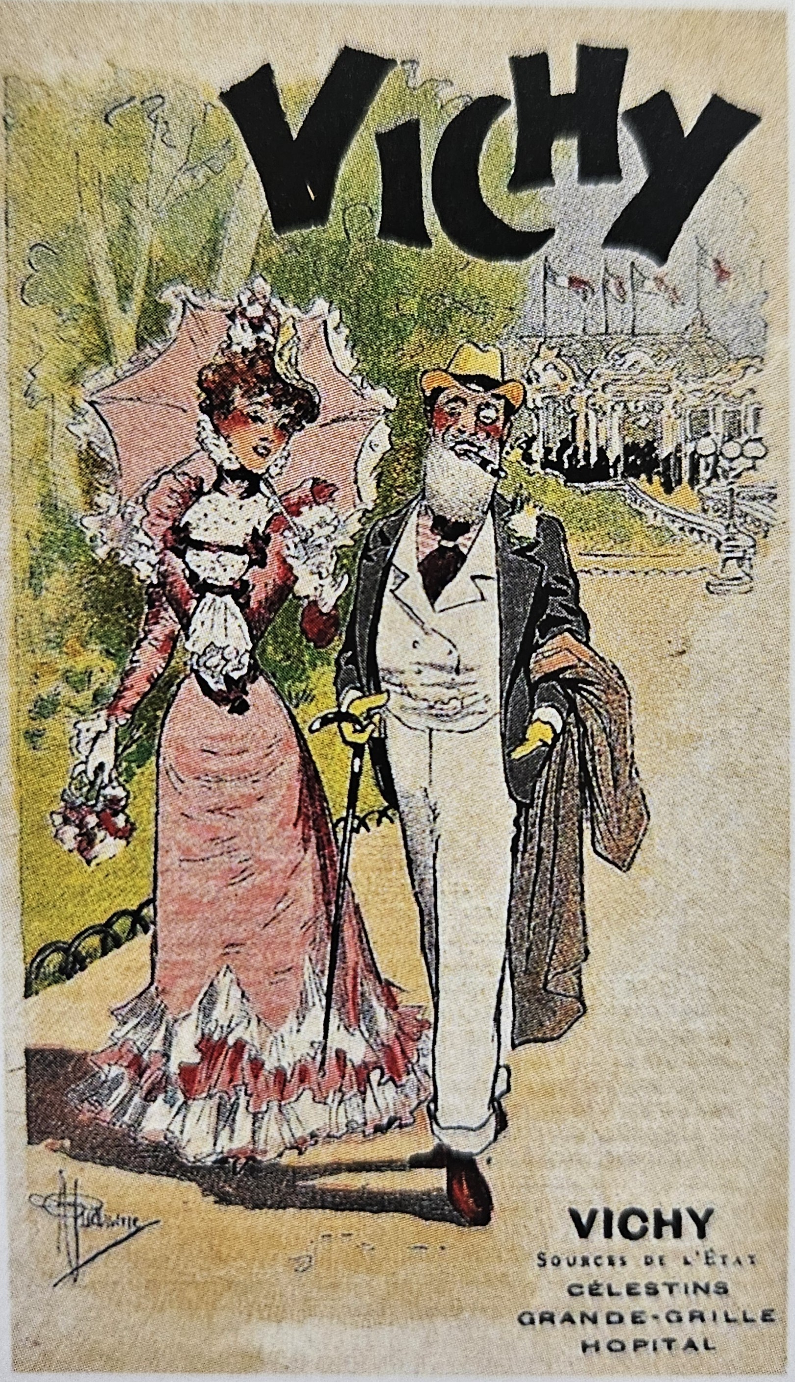 Visite animée "Les dessous coquins d'une cure à Vichy sous le Second Empire"