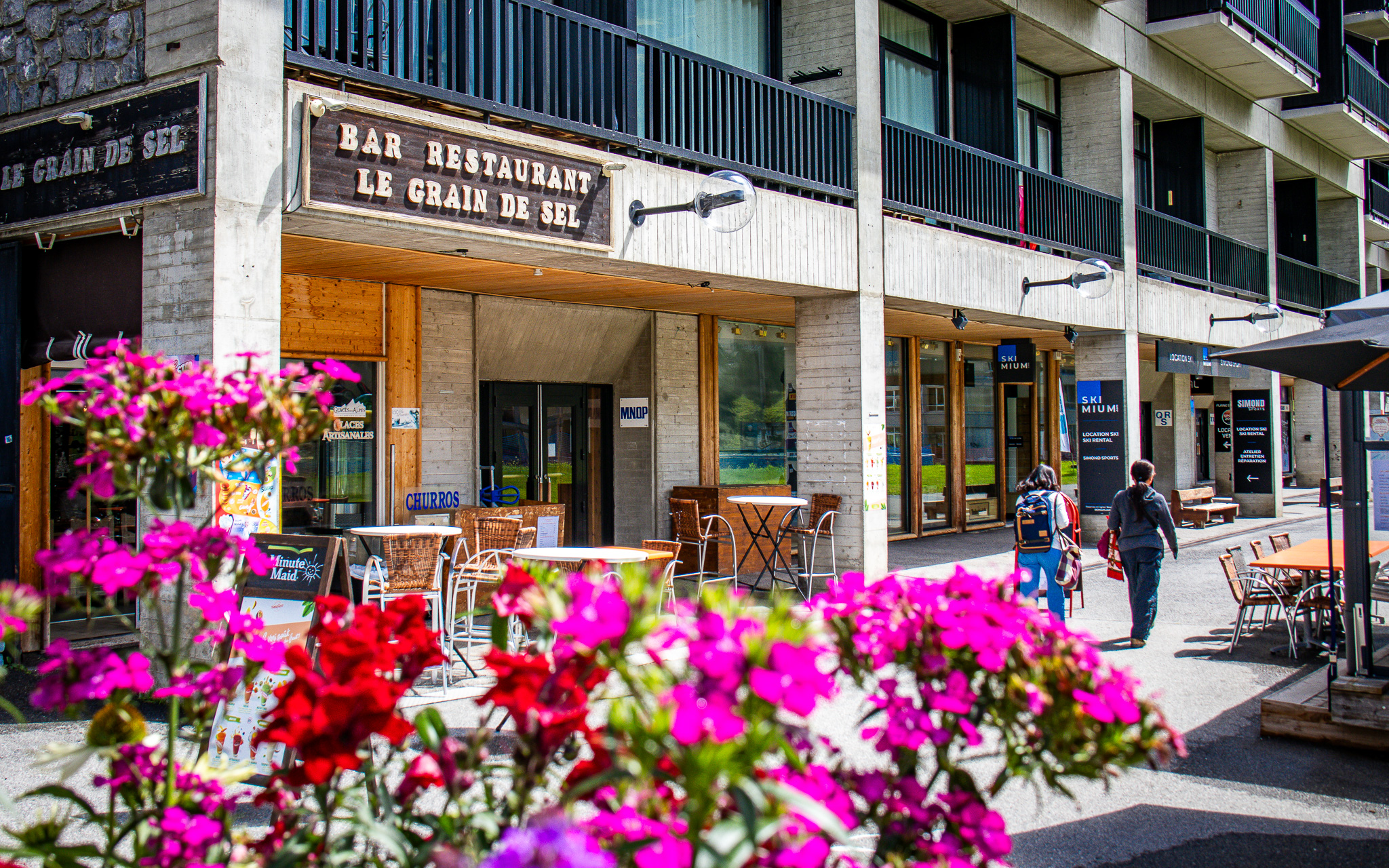 Devanture sur restaurant Le Grain de Sel