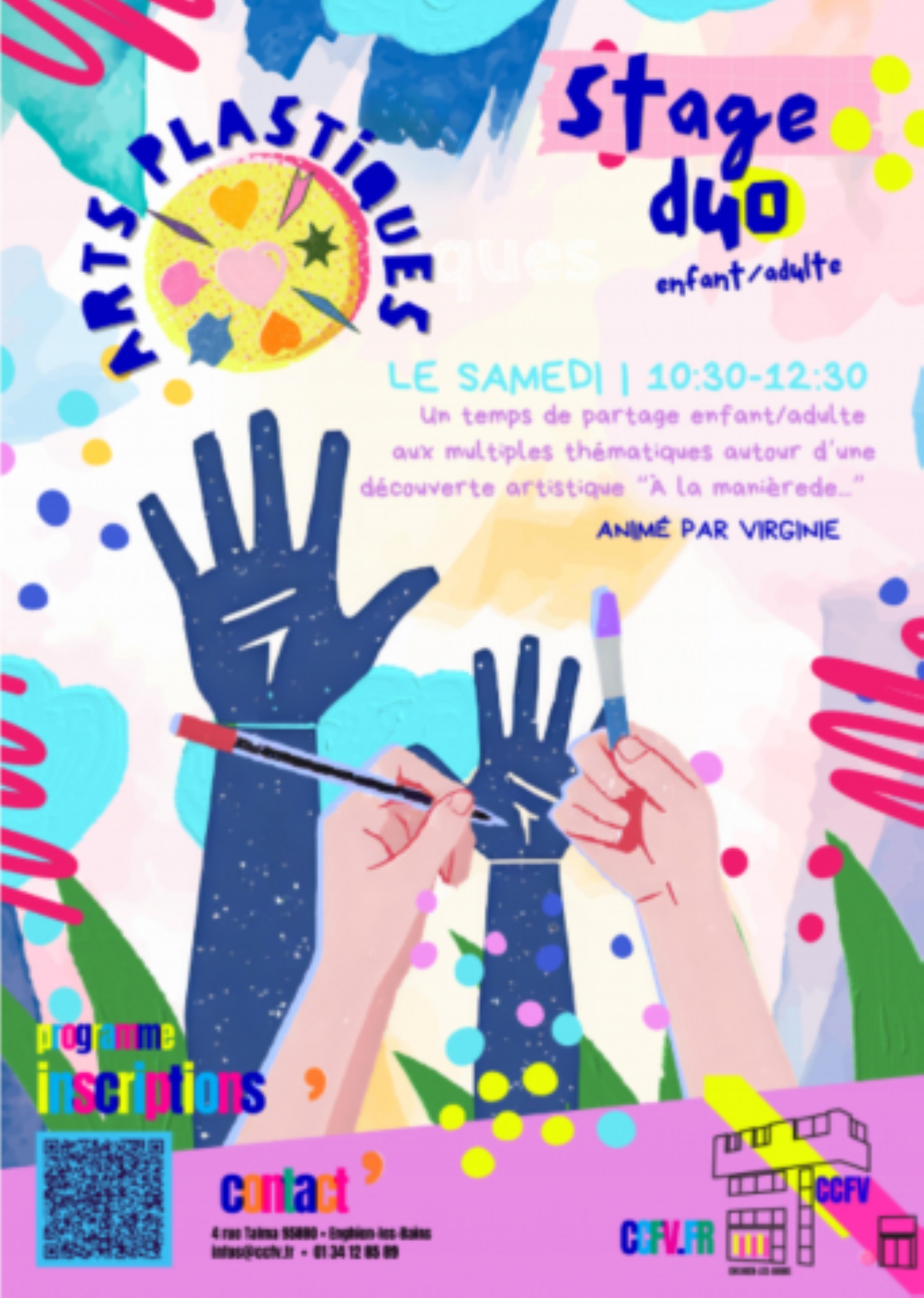 Stage - Duo adulte-enfant arts plastiques