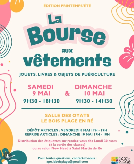 La bourse aux vêtements de l'APE