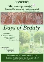 Concert : chorale Métamorphose(s) à l'abbatiale de Saint-Chef-Balcons Du Dauphi…