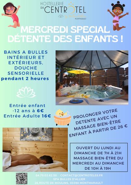 Mercredi Détente au Spa Bulles d'Allier