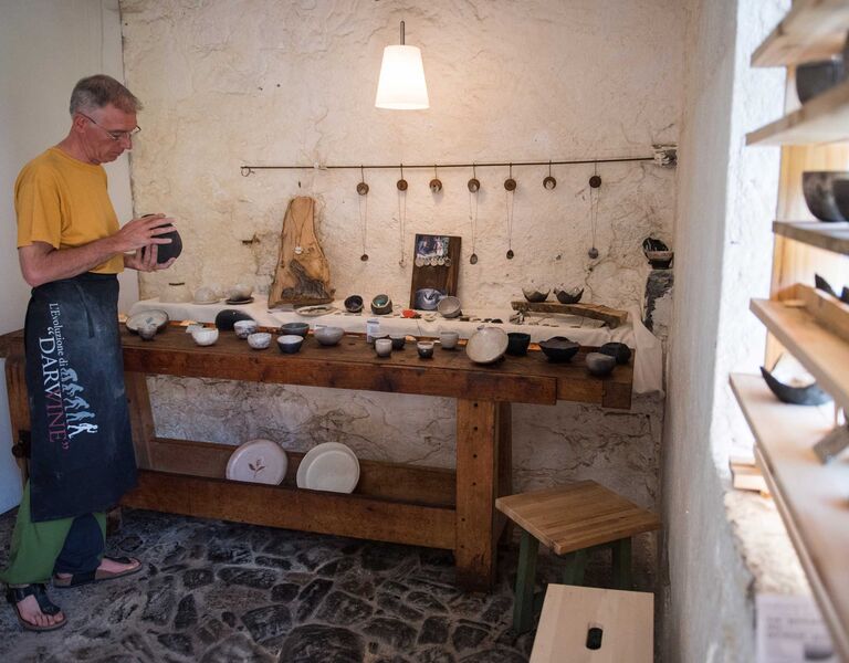 Visite atelier poterie grand pont Seythenex
