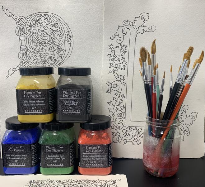L'été des Archives (atelier jeune public) : pigments et pinceaux, l'art de l'enluminure