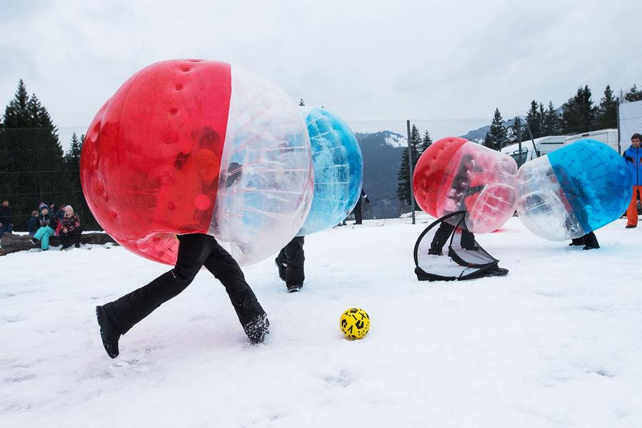 Bubble Foot en hiver