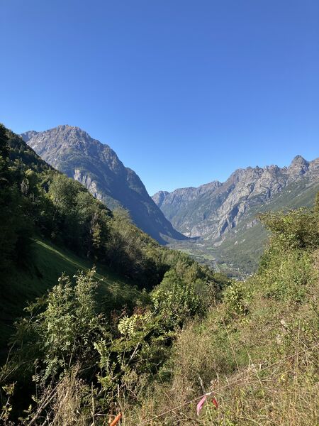 Vue sur la Vallée et Belledonne