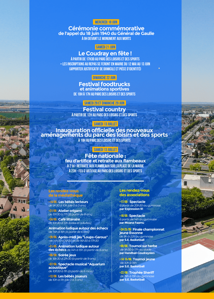 Festivals foodtrucks et animations sportives