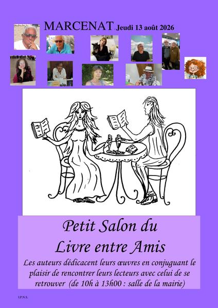Affiche : Petit Salon du livre entre Amis 2026