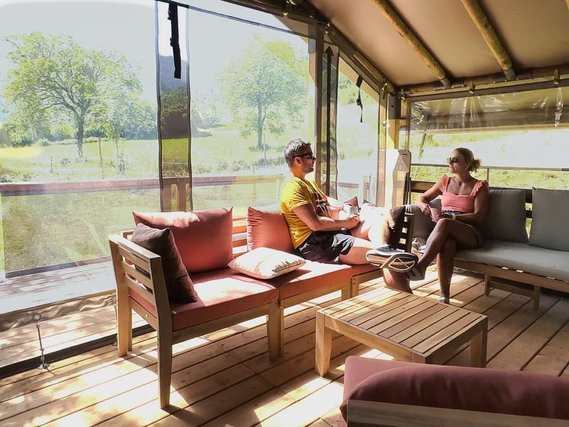 Camping Belle Roche - Lodge Espace_Lalley