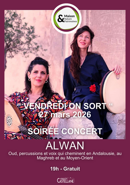 Vendredi on sort - Concert Duo Alwan_Castellane