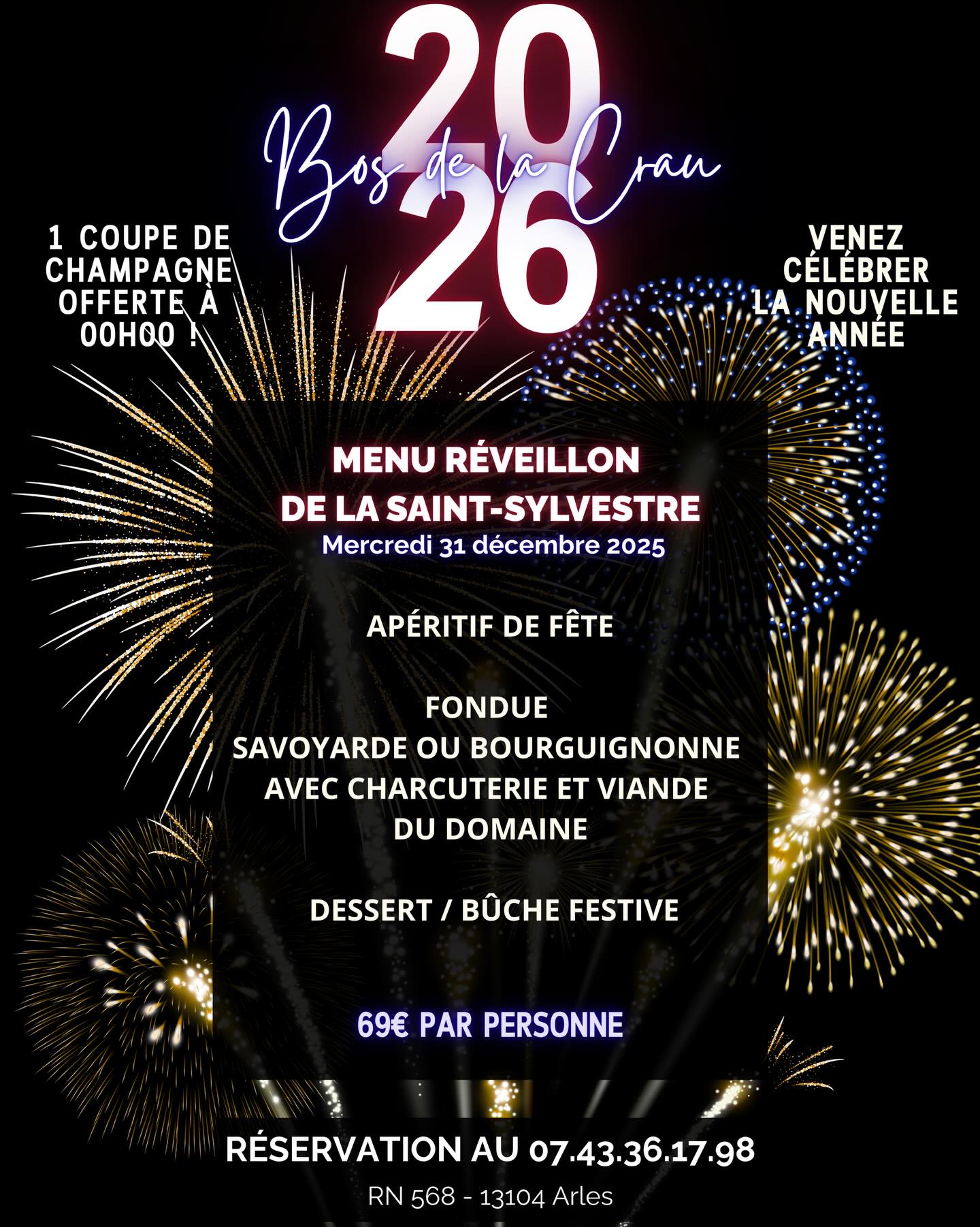New Year’s Eve at Bos de la Crau