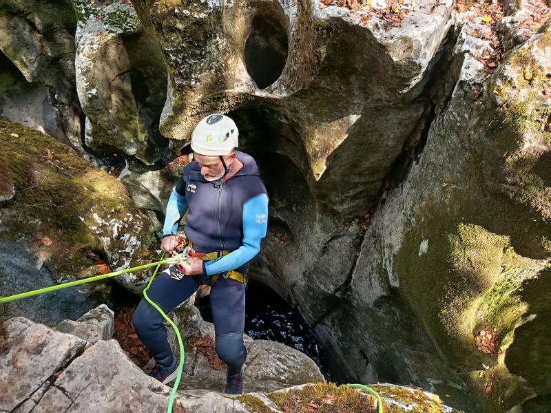 Canyon du Groin avec Lézard des Bois