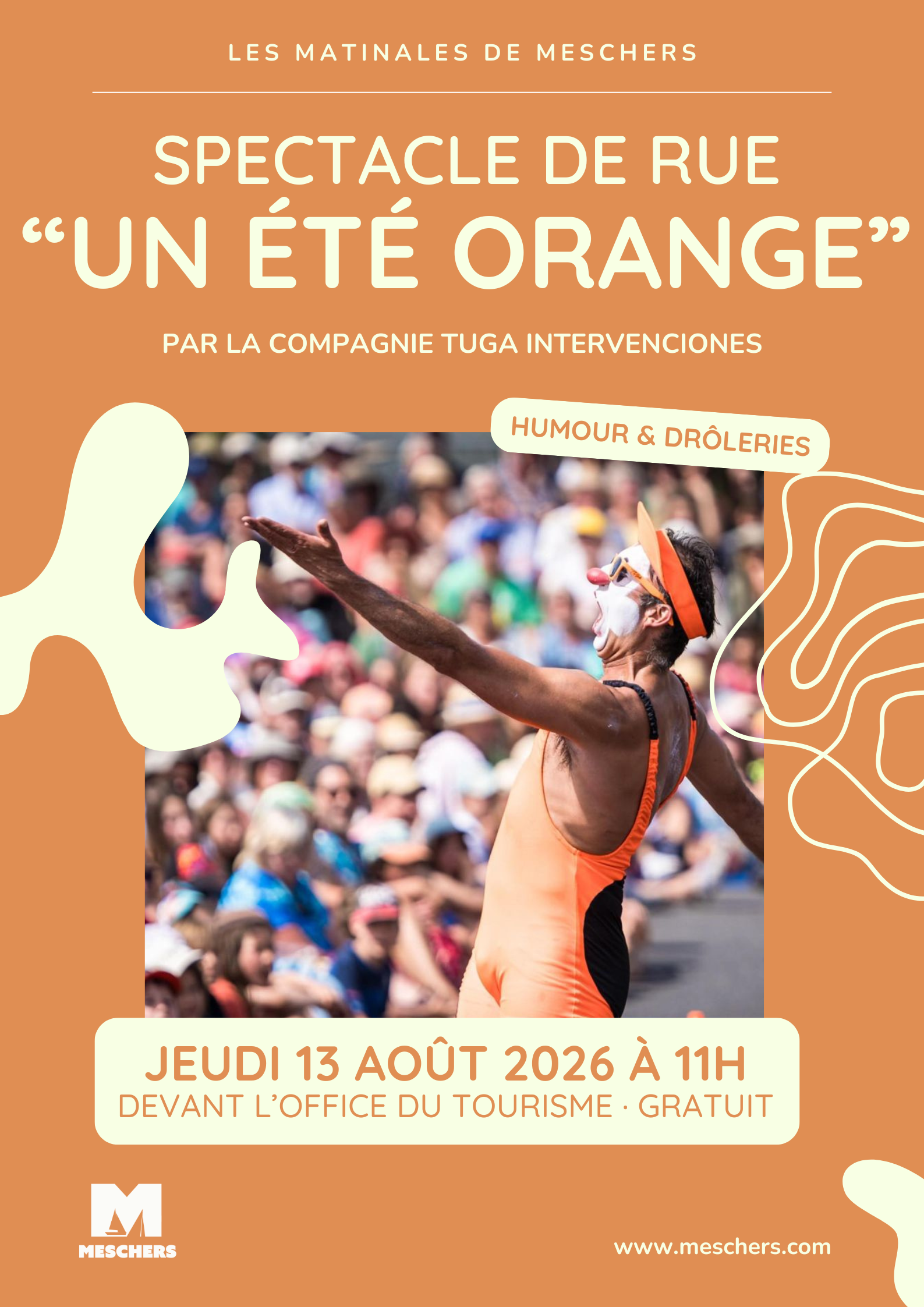Spectacle avec le mime Tuga
