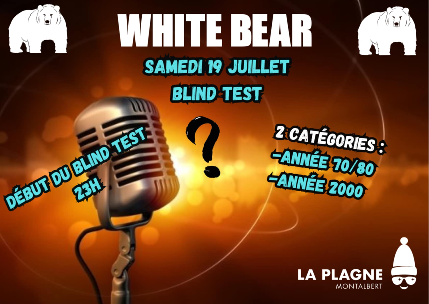 Blind test au White Bear