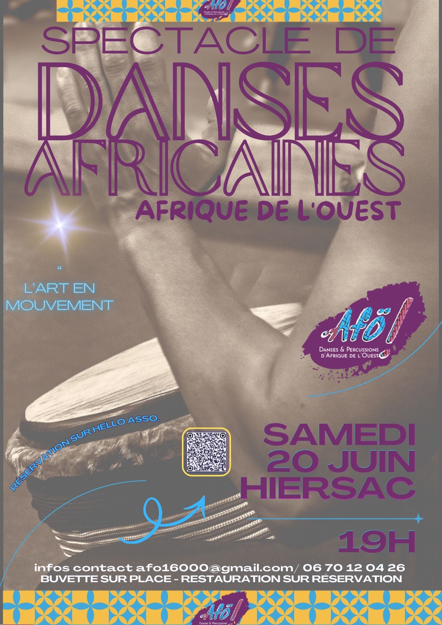 Spectacle de danses africaines