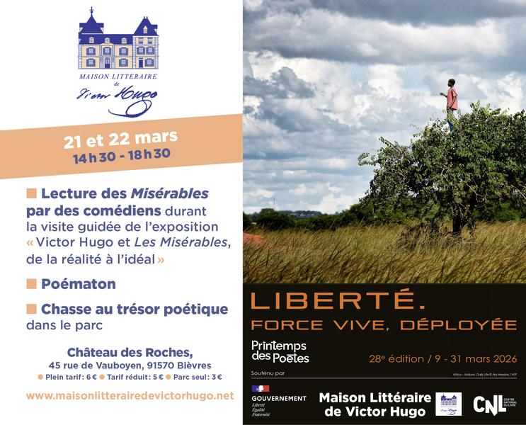 Maison Littéraire de Victor Hugo - Le Printemps des poètes 2026