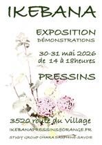 Exposition d’ikebana_Pressins
